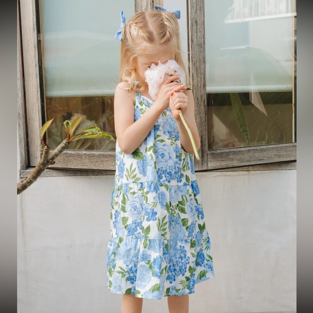 Show Me Your Mumu Pía Dress Cottage Blue Floral